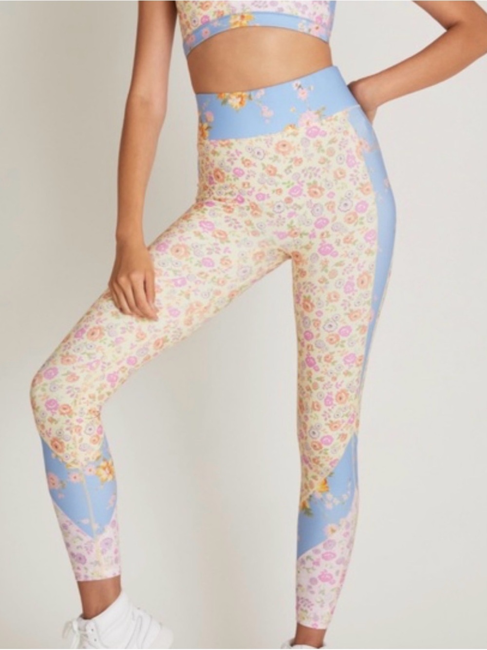LoveShackFancy x Bandier floral leggings - Size Small